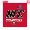 san-francisco-49ers-2023-nfc-champions-iconic-svg