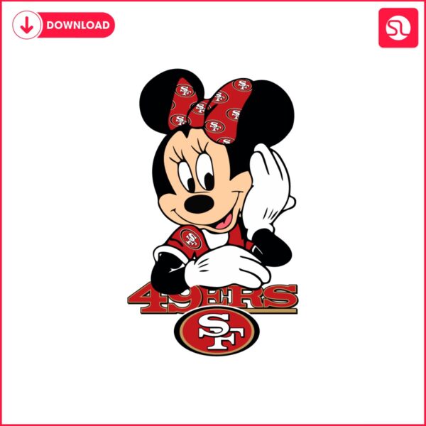 minnie-mouse-san-francisco-49ers-football-svg