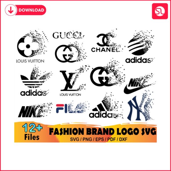 12-fashion-brand-logo-fade-bundle-svg