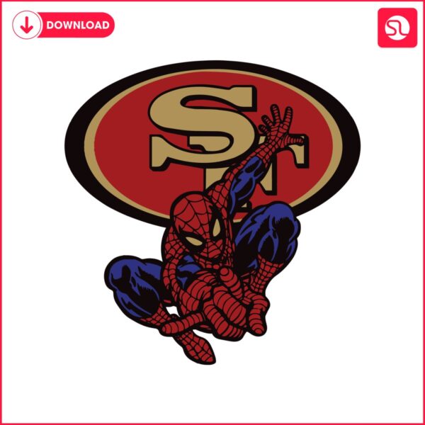 spiderman-san-francisco-49ers-svg