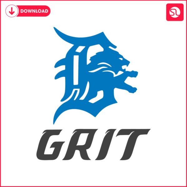 retro-detroit-football-grit-logo-svg