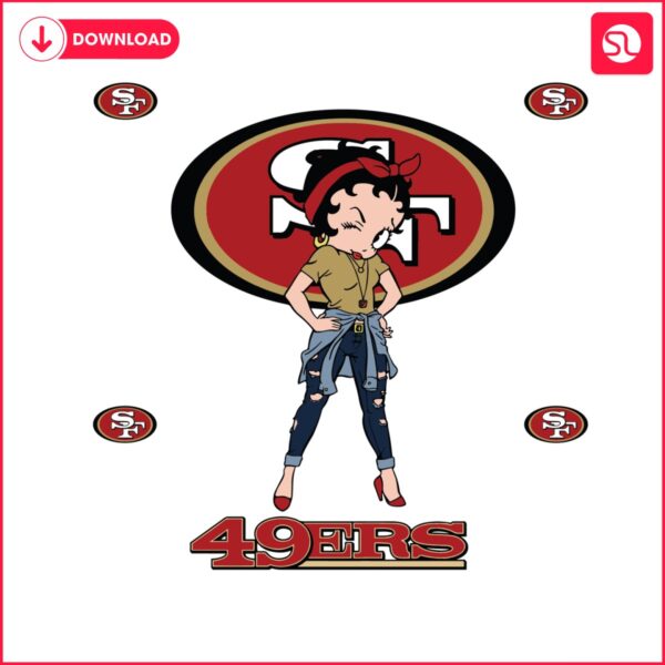 san-francisco-49ers-betty-boop-svg