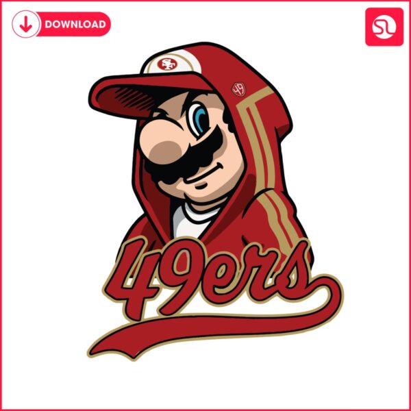 super-mario-49ers-nfl-football-svg