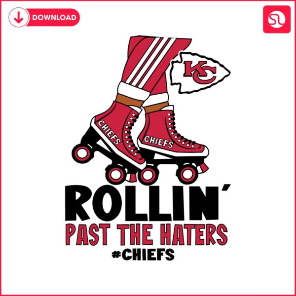 Kansas City Chiefs SVG rolling past the haters.