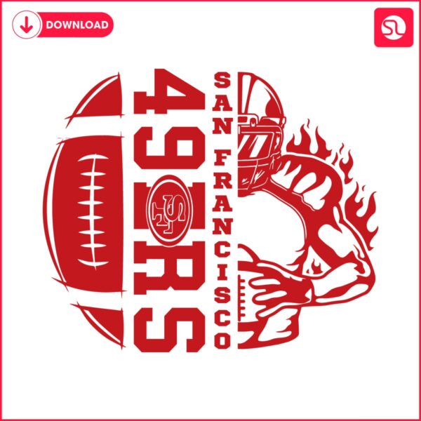 san-francisco-49ers-football-player-svg-digital-download