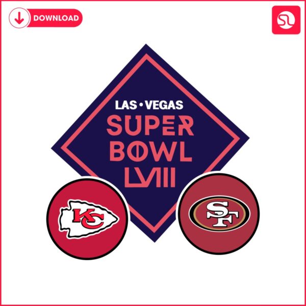 kansas-city-chiefs-vs-san-francisco-49ers-super-bowl-lviii-svg