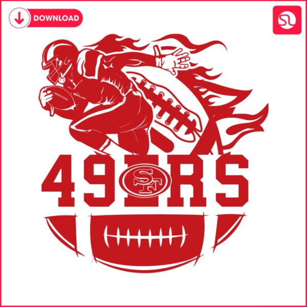 san-francisco-49ers-player-football-svg-digital-download