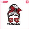 san-francisco-49ers-messy-bun-mom-game-day-svg