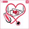 stethoscope-heartbeat-nurse-kansas-city-chiefs-svg