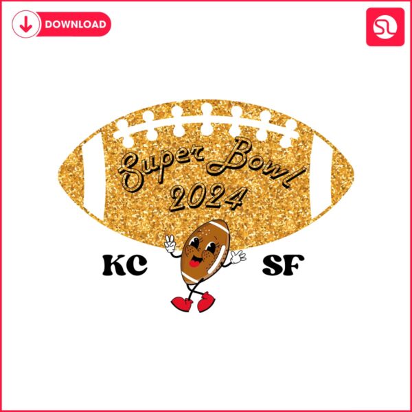 glitter-kc-vs-sf-football-2024-super-bowl-png