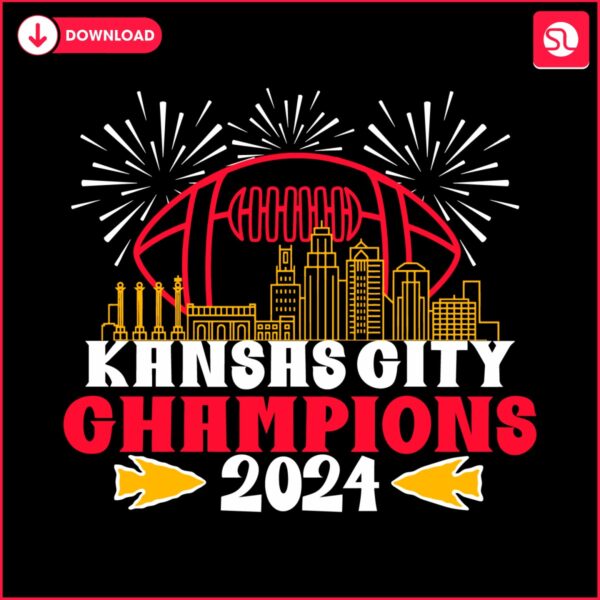 kansas-city-champions-2024-skyline-svg