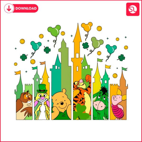 pooh-bear-st-patricks-day-lucky-magical-castle-png
