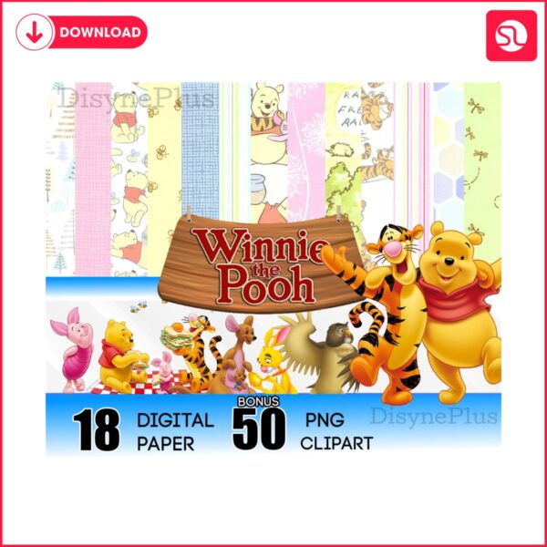 winnie-the-pooh-digital-paper-bundle-png