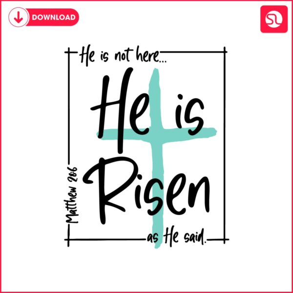 he-is-not-here-he-is-risen-christian-easter-svg