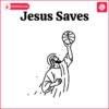 retrojesus-saves-playing-basketball-svg