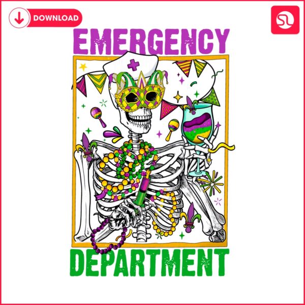 emergency-department-mardi-gras-skeleton-png