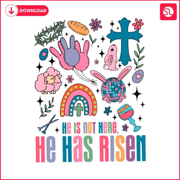 he-is-not-here-he-not-risen-svg