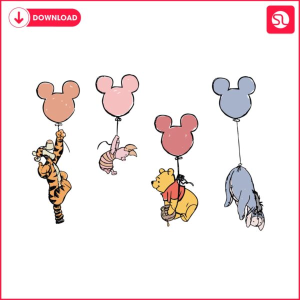 winnie-the-pooh-and-friends-balloons-svg