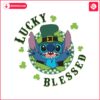 st-patricks-day-lucky-and-blessed-stitch-svg