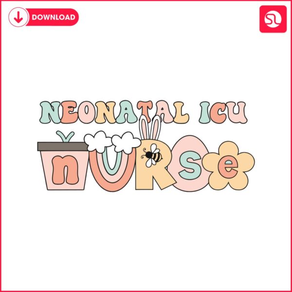 neonatal-icu-nurse-easter-day-svg