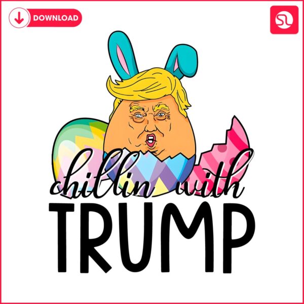 funny-chillin-with-trump-easter-day-meme-png