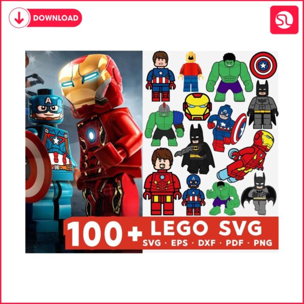 100-lego-cartoon-bundle-svg