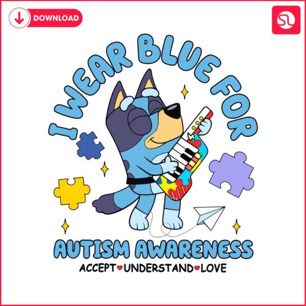 bluey-cartoon-i-wear-blue-for-autism-awareness-svg