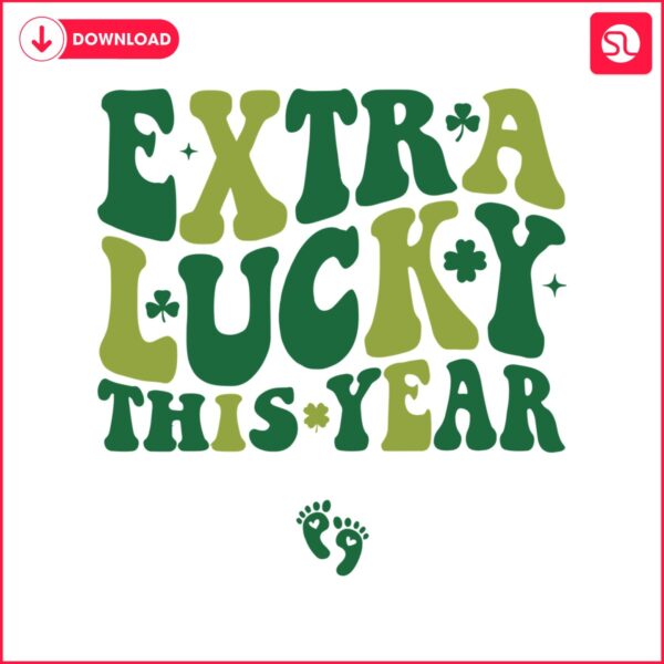 extra-lucky-this-year-patricks-day-pregnancy-reveal-svg