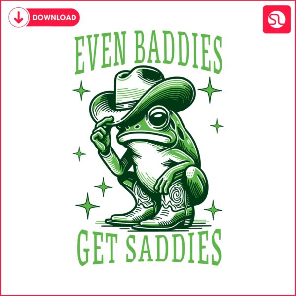 even-baddies-get-saddies-funny-frog-meme-svg