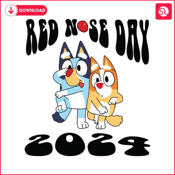 red-nose-day-2024-bluey-bingo-svg