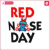 floral-red-nose-day-stitch-fundraising-svg