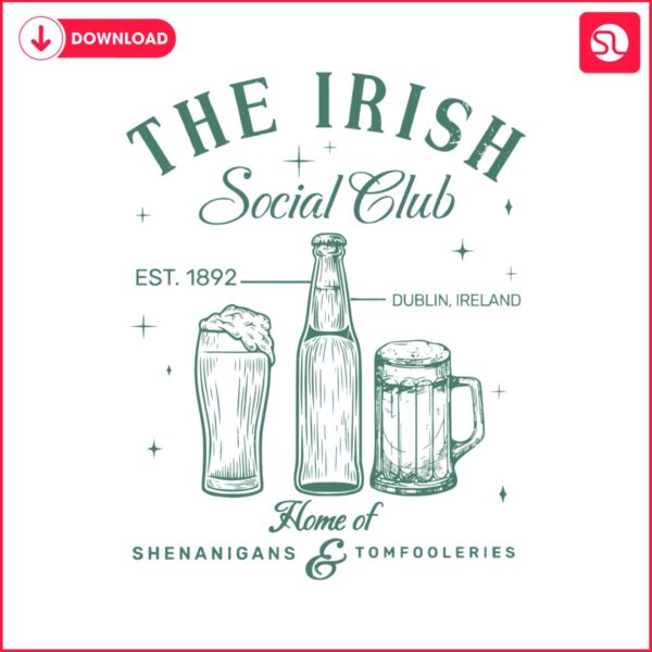vintage-the-irish-social-club-est-1892-svg