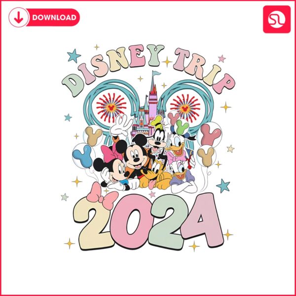 retro-mickey-and-friends-disney-trip-2024-png