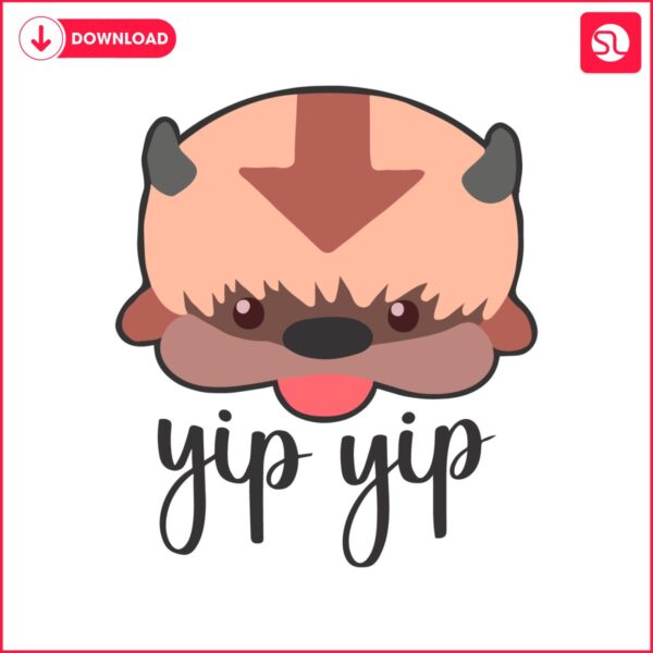 funny-yip-yip-sky-bison-character-svg