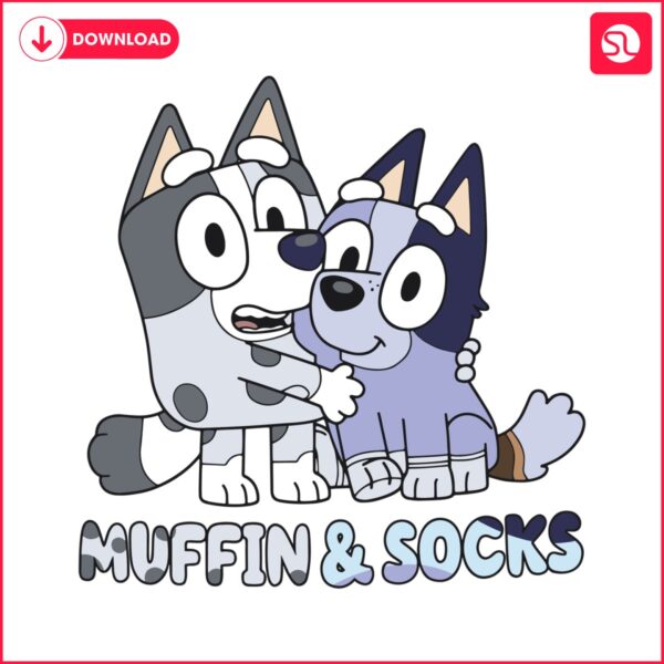 muffin-and-socks-bluey-character-svg