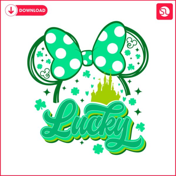 shamrock-lucky-minnie-head-disney-castle-svg