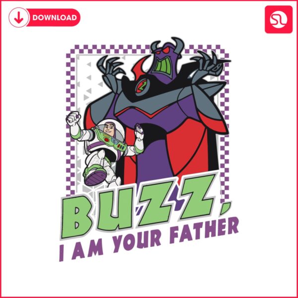 zurg-and-buzz-i-am-your-father-checkerboard-svg