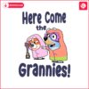 funny-here-come-the-grannies-bluey-character-svg