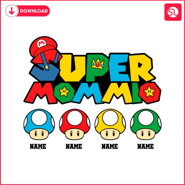 super-mommio-mothers-day-mario-svg