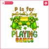 p-is-for-patricks-day-playing-games-png