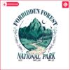 retro-forbidden-forest-national-park-svg