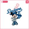 cute-minnie-mouse-dodgers-fan-baseball-svg