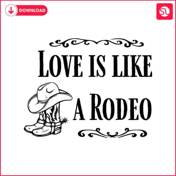 love-is-like-a-rodeo-kane-brown-concert-svg