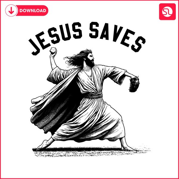 retro-jesus-saves-playing-baseball-svg