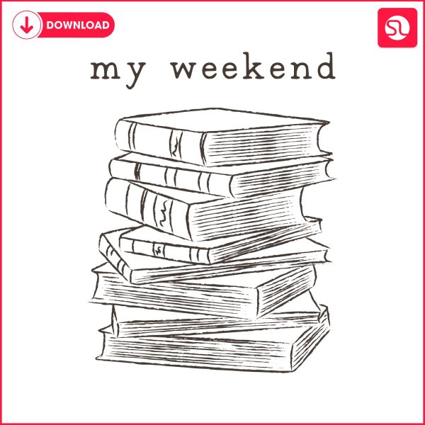 book-lover-my-weekend-is-all-booked-svg