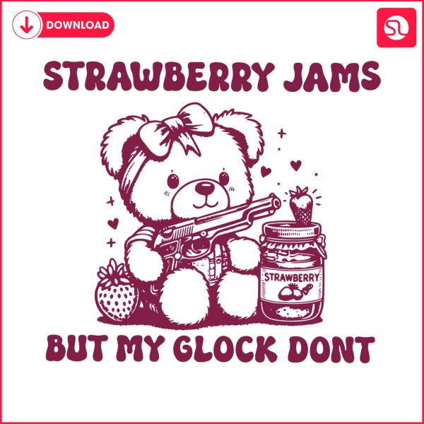 gun-meme-strawberry-jams-but-my-glock-dont-svg