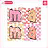 checkered-mama-floral-mom-svg