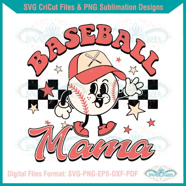 retro-baseball-mama-hat-checkered-svg