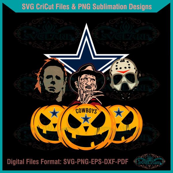 halloween-horror-movie-pumpkin-dallas-cowboys-svg