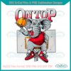 alabama-crimson-tide-on-top-the-elephant-basketball-png